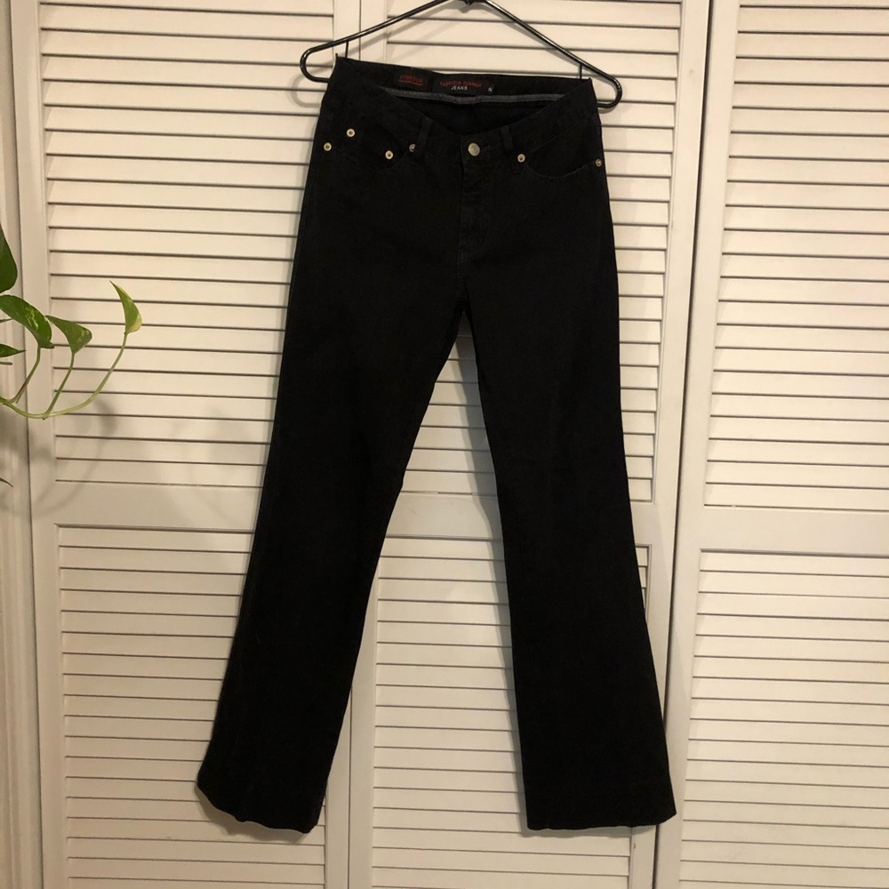 Fabrizio Gianni Black Stretch Jeans — Size 2